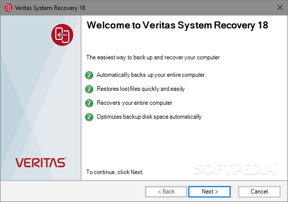 veritas system recovery 18 download